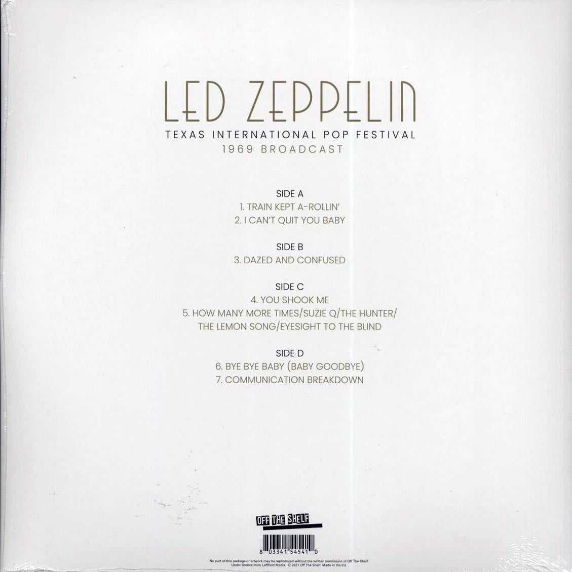 Led Zeppelin - Texas International Pop Festival (2xLP) - Vinyl LP, LP