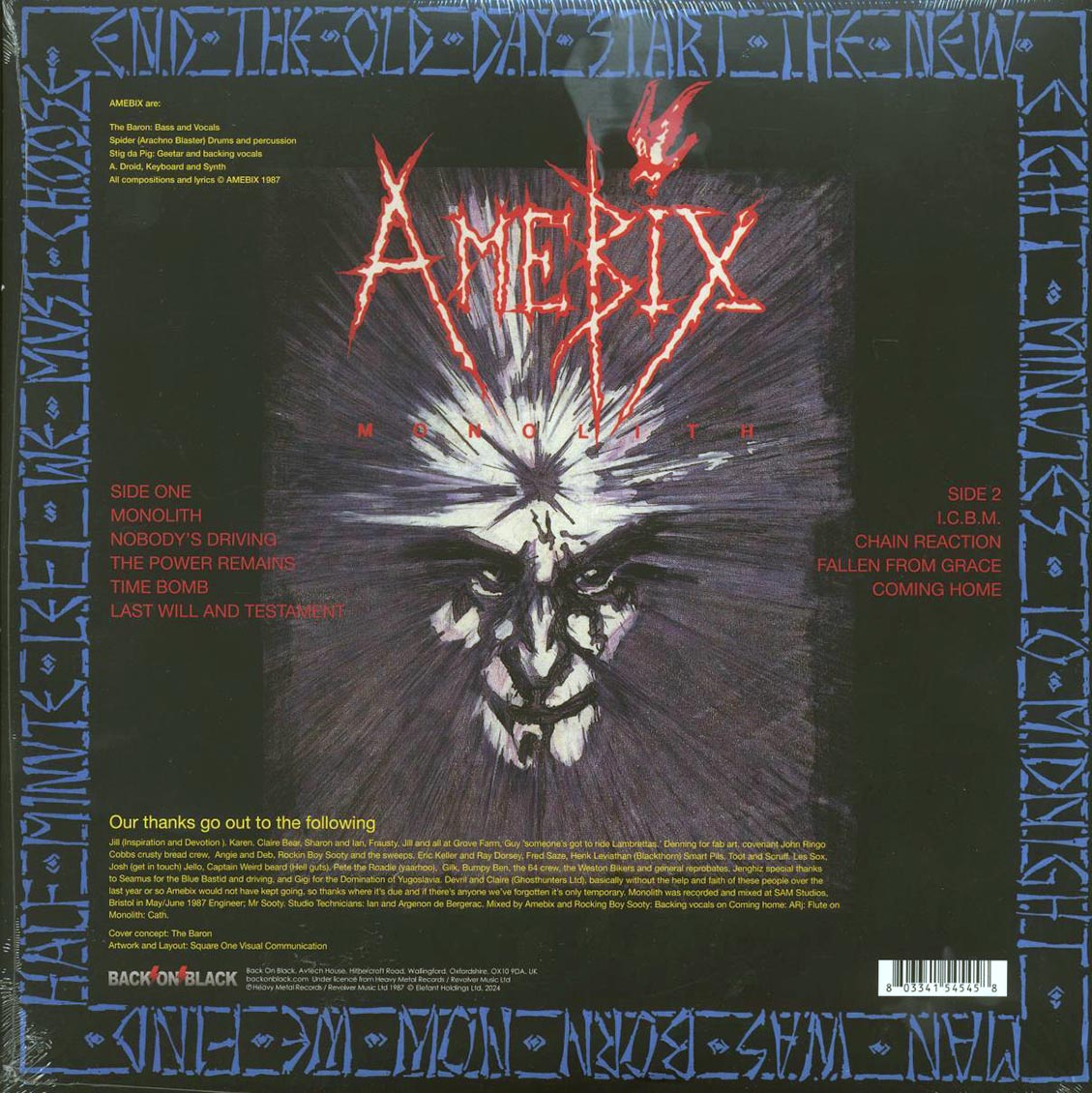 Amebix - Monolith (ltd. ed.) (red vinyl) - Vinyl LP, LP