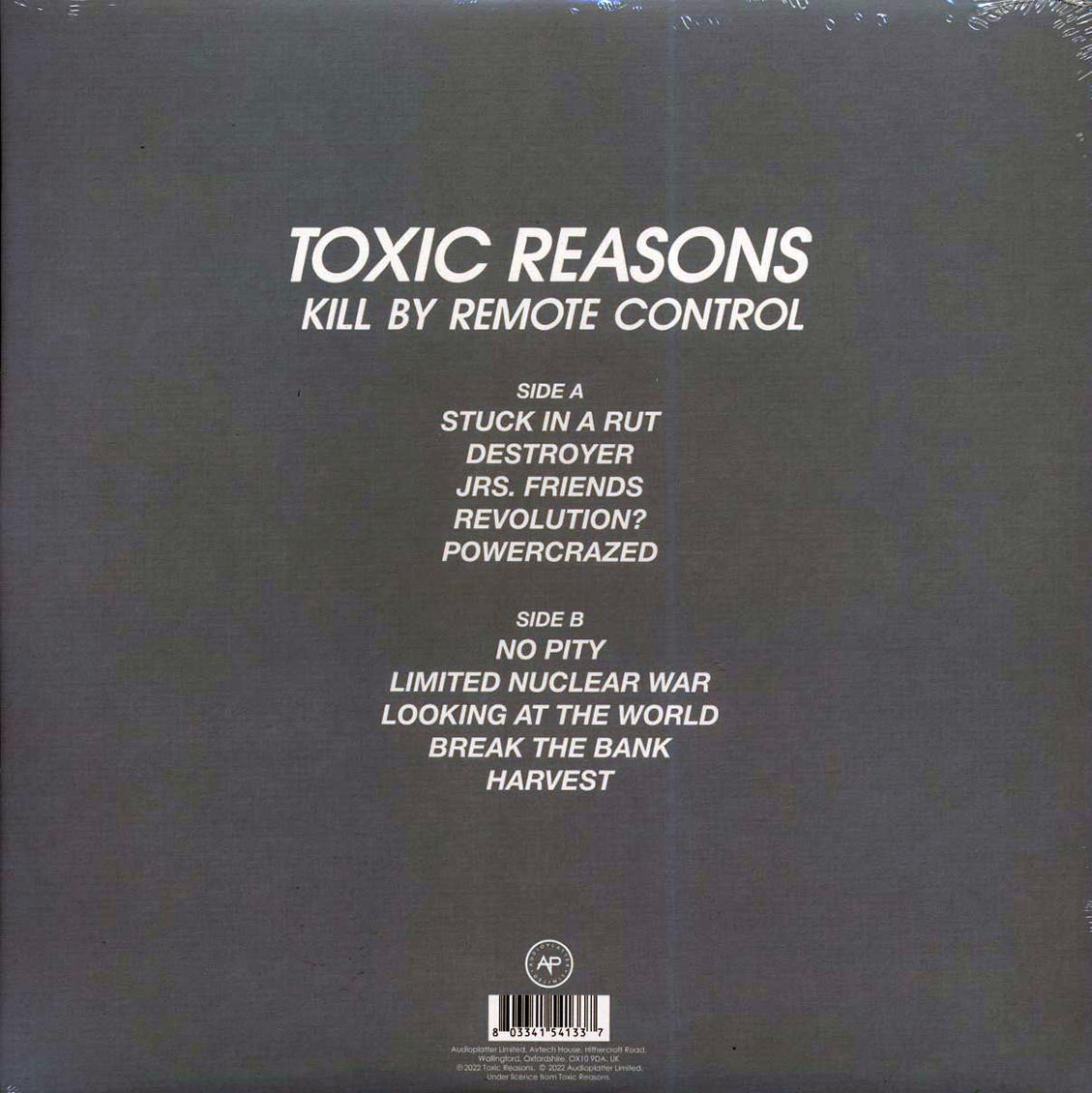 Toxic Reasons - Kill By Remote Control (ltd. ed.) (grey vinyl) - Vinyl LP, LP