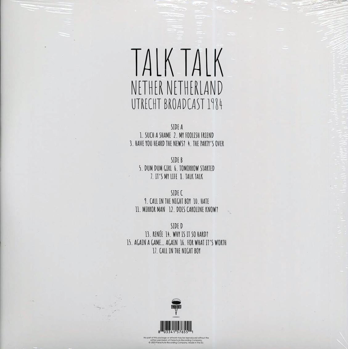 Talk Talk - Nether Netherland: Utrecht Broadcast 1984 (2xLP) - Vinyl LP, LP