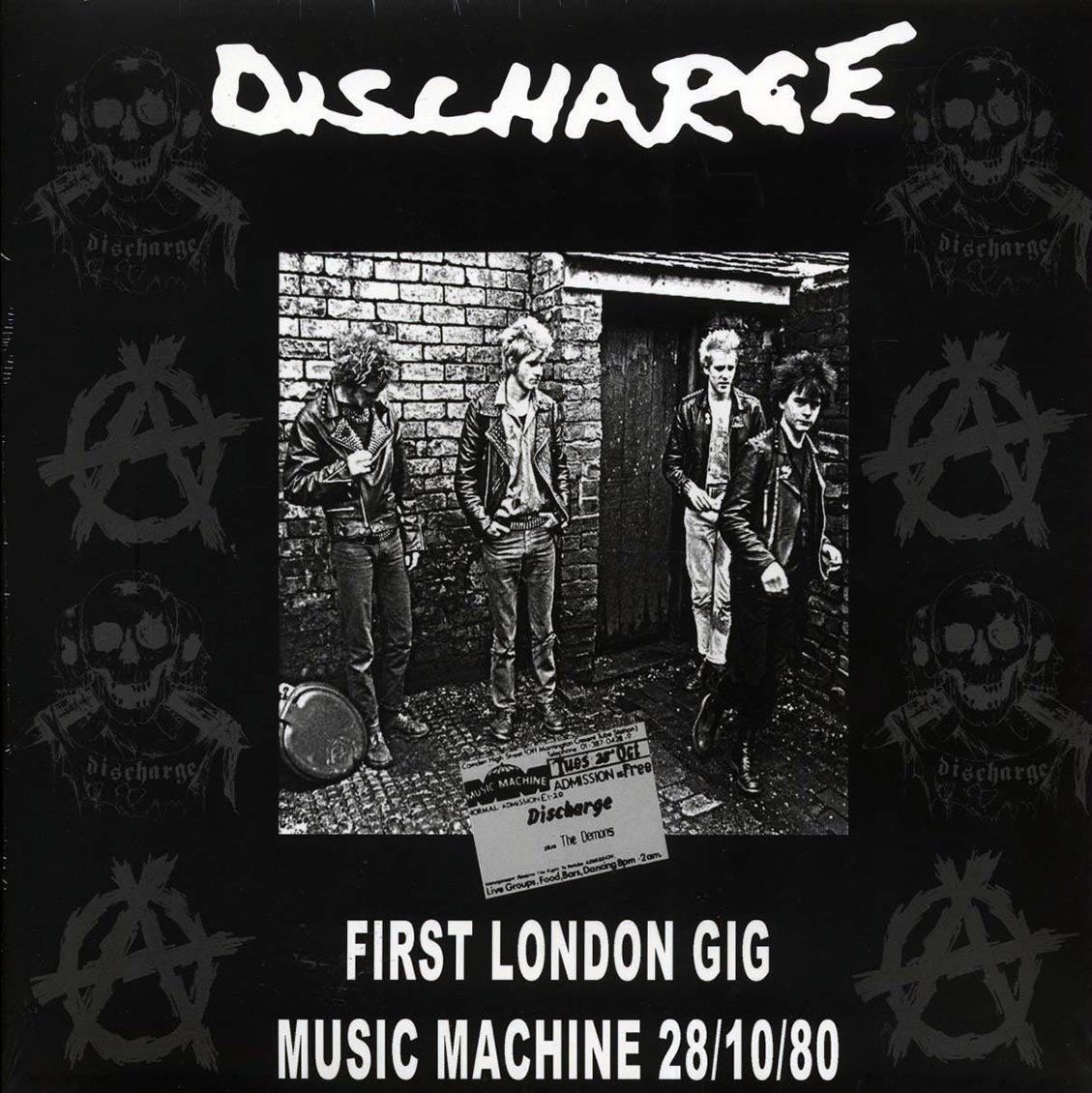 Discharge - First London Gig: Music Machine 28/10/80 (ltd. ed.) (clear vinyl) - Vinyl LP