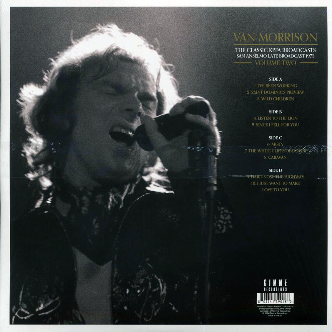 Van Morrison - The Classic KPFA Broadcasts Volume 2: San Anselmo Late Broadcast 1973 (2xLP) - Vinyl LP, LP