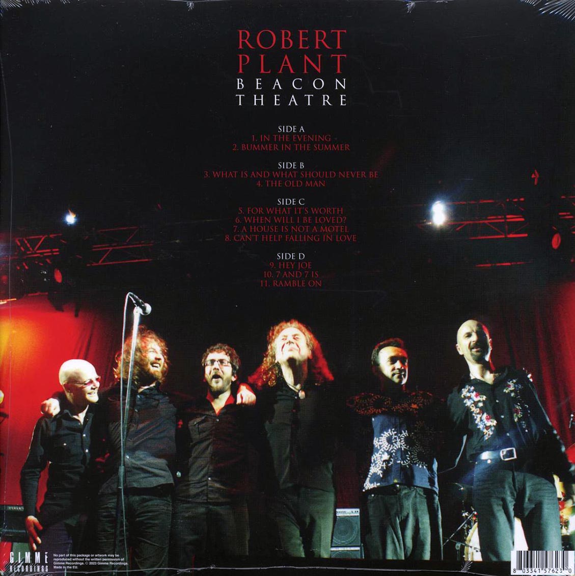 Robert Plant - Beacon Theatre: June 3, 2006, New York (ltd. ed.) (2xLP) (clear vinyl) - Vinyl LP, LP