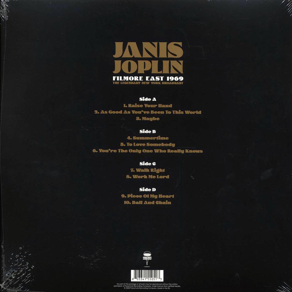 Janis Joplin - Fillmore East 1969: The Legendary New York Broadcast (2xLP) - Vinyl LP, LP