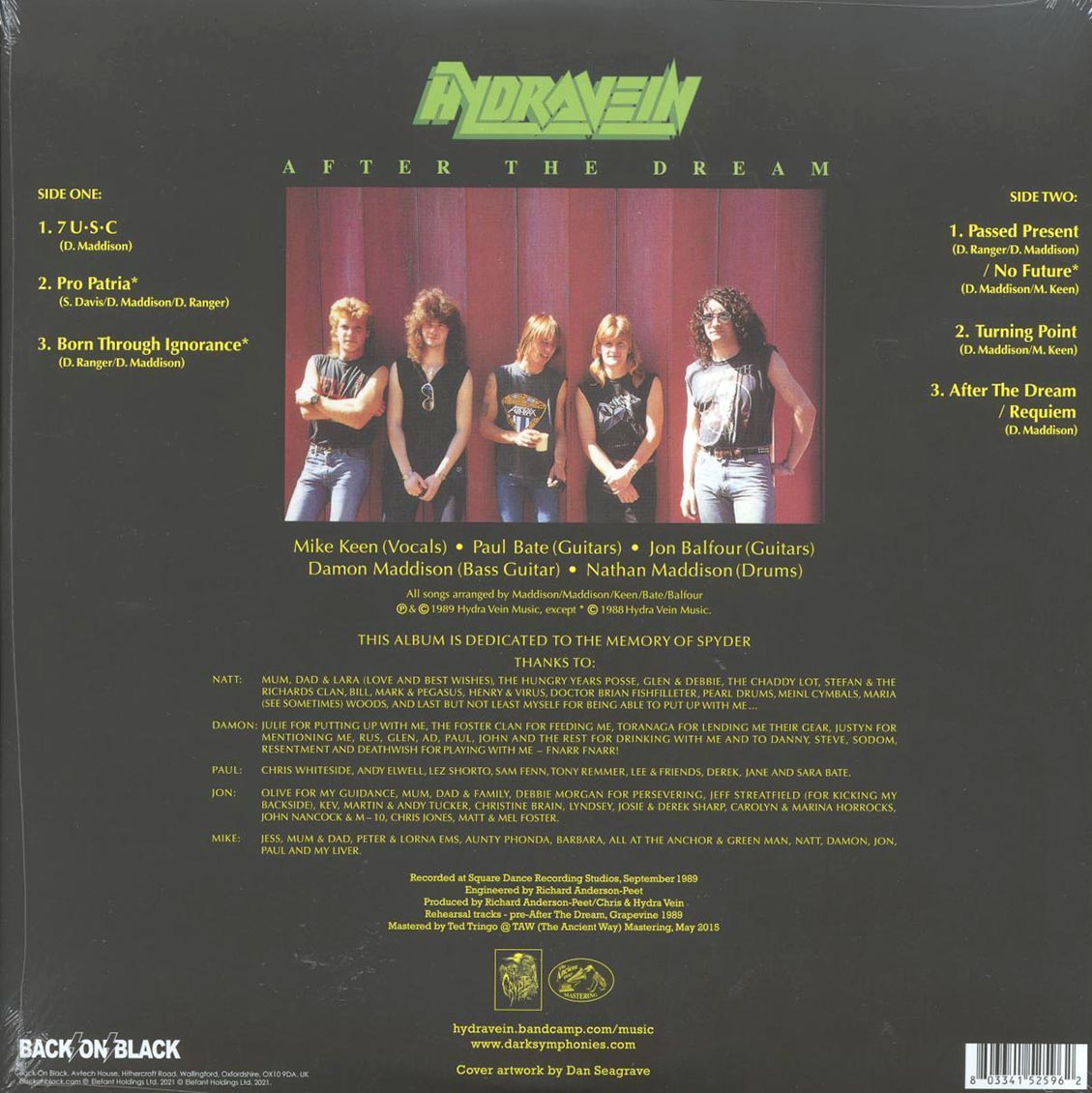 Hydravein - After The Dream (ltd. ed.) (clear/green splatter vinyl) - Vinyl LP, LP