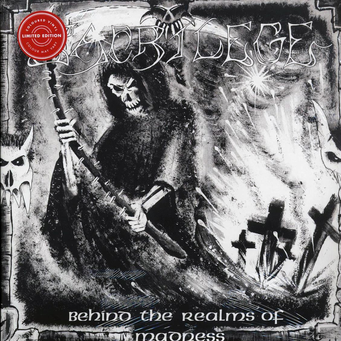 Sacrilege - Behind The Realms Of Madness (ltd. ed.) (2xLP) (white/black splatter vinyl) - Vinyl LP