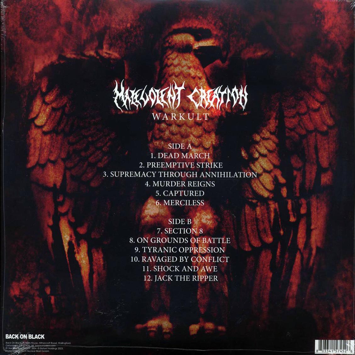 Malevolent Creation - Warkult (ltd. ed.) (red vinyl) - Vinyl LP, LP