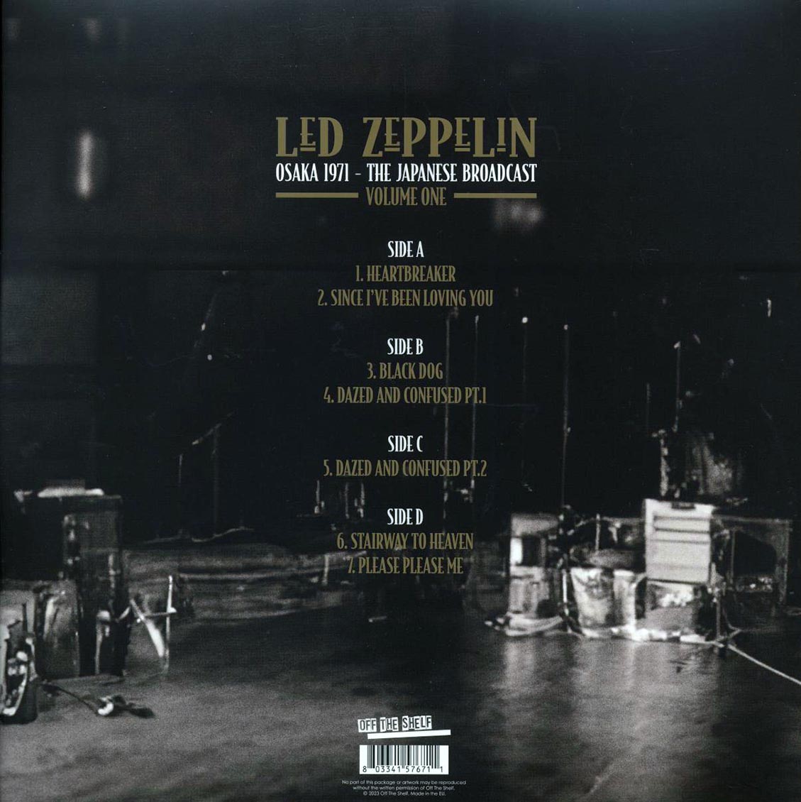 Led Zeppelin - Osaka 1971 Volume 1: The Japanese Broadcast (2xLP) - Vinyl LP, LP