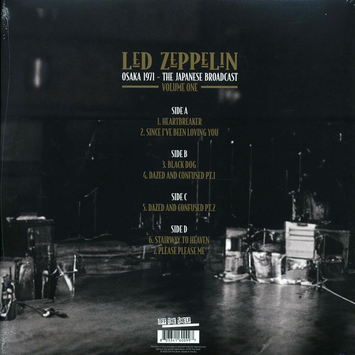 Led Zeppelin - Osaka 1971 Volume 1: The Japanese Broadcast (ltd. ed.) (2xLP) (clear vinyl) - Vinyl LP, LP