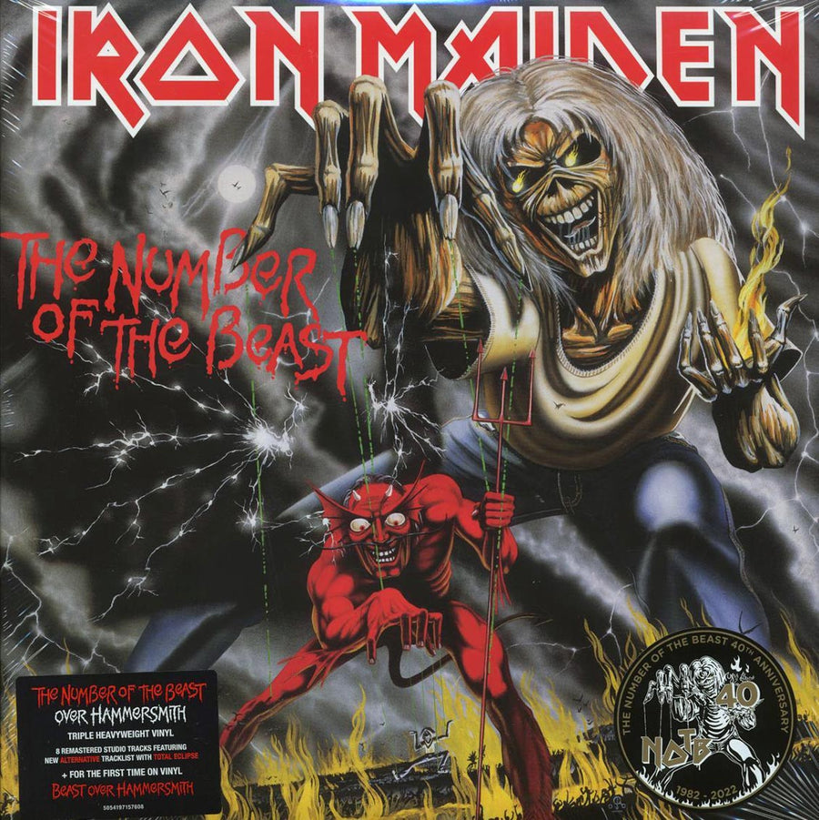 Iron Maiden - The Number Of The Beast + Beast Over Hammersmith (40th Anniv. Ed.) (+18 bonus tracks) (180g) (remastered) - Vinyl LP, LP