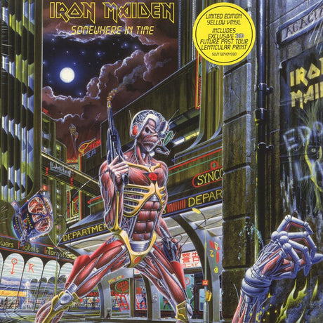 Iron Maiden - Somewhere In Time (ltd. ed.) (yellow vinyl) (remastered) - Vinyl LP, LP