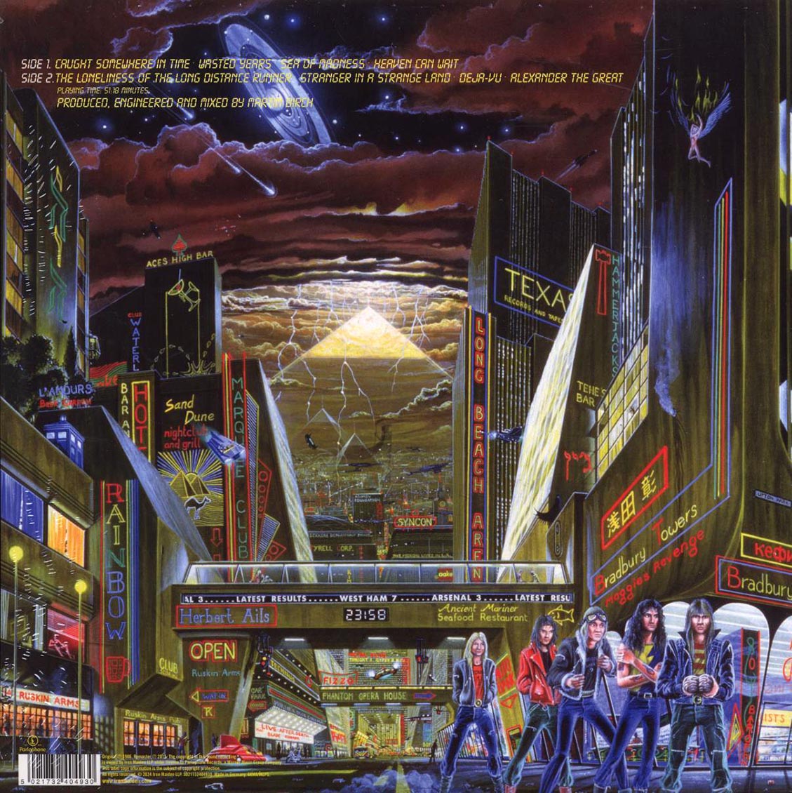 Iron Maiden - Somewhere In Time (ltd. ed.) (yellow vinyl) (remastered) - Vinyl LP, LP