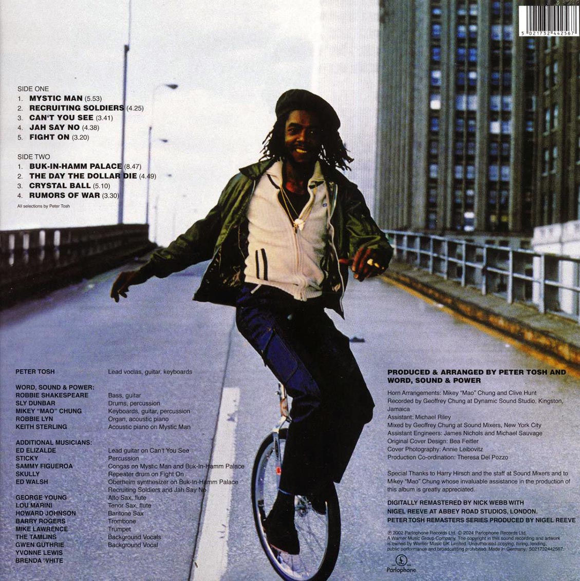 Peter Tosh - Mystic Man (ltd. ed.) (green vinyl) (remastered) - Vinyl LP, LP