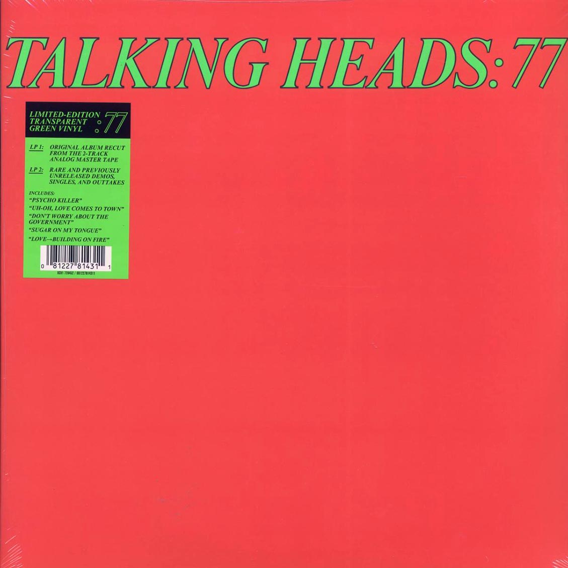 Talking Heads - Talking Heads: 77 (with Bonus LP) (+12 bonus tracks) (ltd. ed.) (2xLP) (green vinyl) - Vinyl LP
