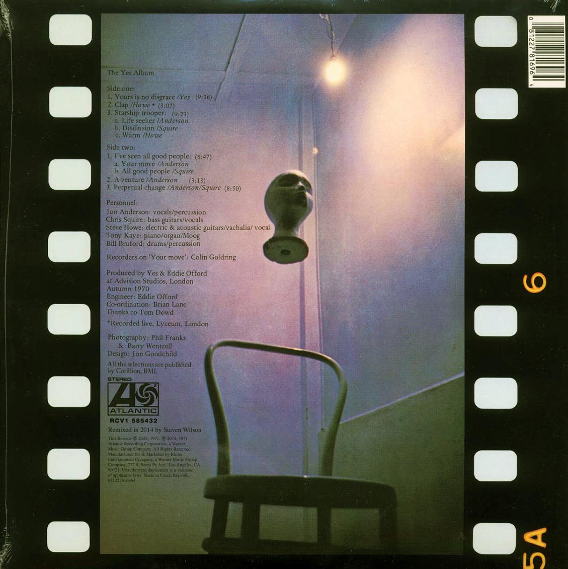 Yes - The Yes Album (ltd. ed.) (sea blue vinyl) - Vinyl LP, LP
