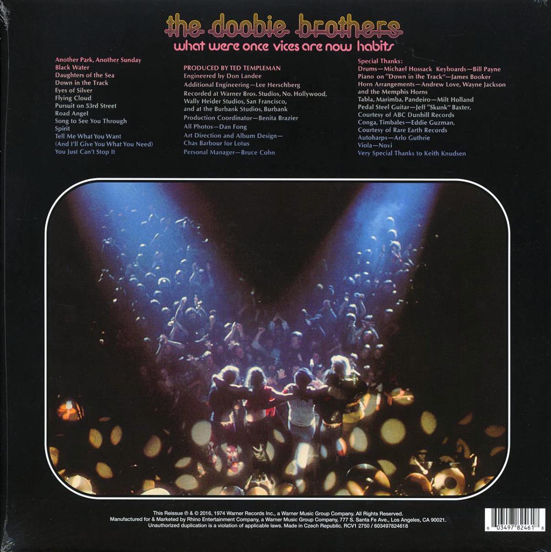 The Doobie Brothers - What Were Once Vices Are Now Habits (50th Anniv. Ed.) (clear vinyl) (remastered) - Vinyl LP, LP