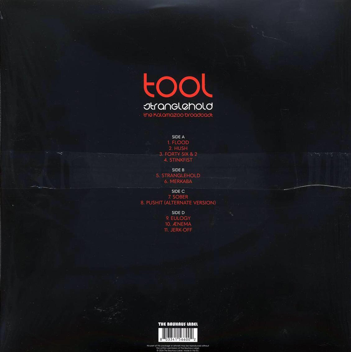 Tool - Stranglehold: The Kalamazoo Broadcast (ltd. ed.) (2xLP) (clear vinyl) - Vinyl LP, LP