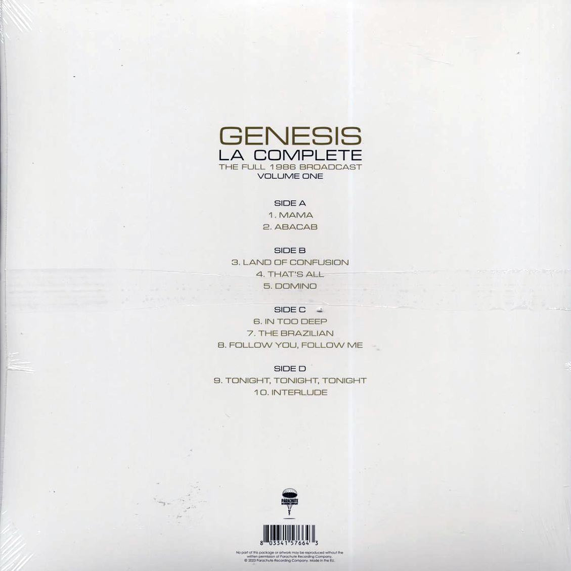 Genesis - LA Complete Volume 1: The Full 1986 Broadcast (2xLP) - Vinyl LP, LP