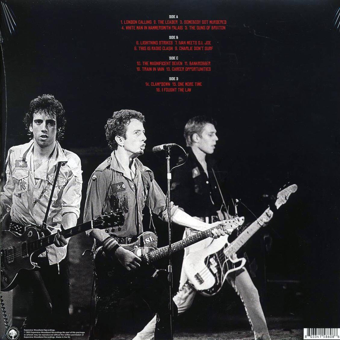 The Clash - Live Amsterdam 1981 (ltd. ed.) (2xLP) (clear vinyl) - Vinyl LP, LP