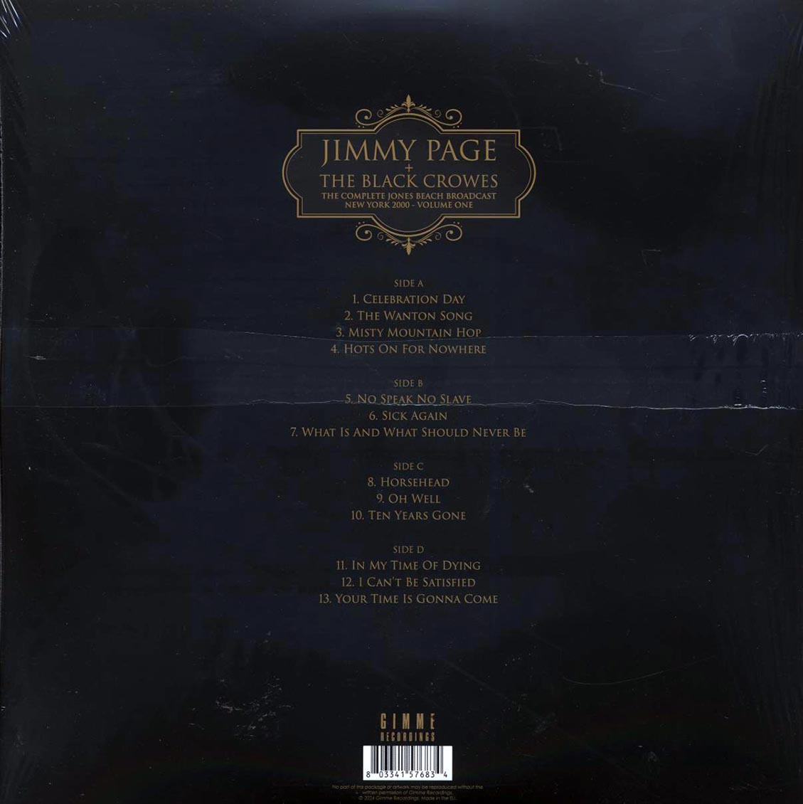 Jimmy Page, The Black Crowes - New York 2000 Volume 1: The Complete Jones Beach Broadcast (2xLP) - Vinyl LP, LP