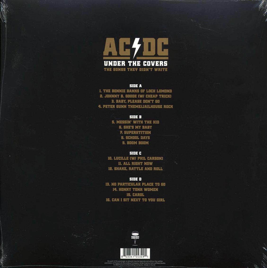 AC/DC - Under The Covers: The Songs They Didn't Write (ltd. ed.) (2xLP) (clear vinyl) - Vinyl LP, LP