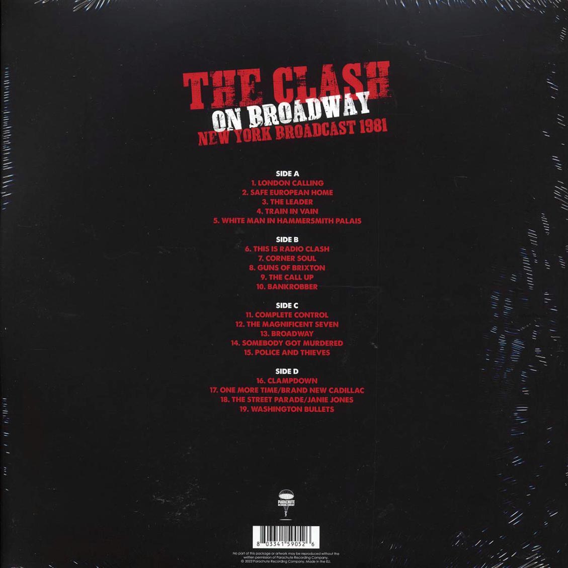 The Clash - On Broadway: New York Broadcast 1981 (ltd. ed.) (2xLP) (red vinyl) - Vinyl LP, LP