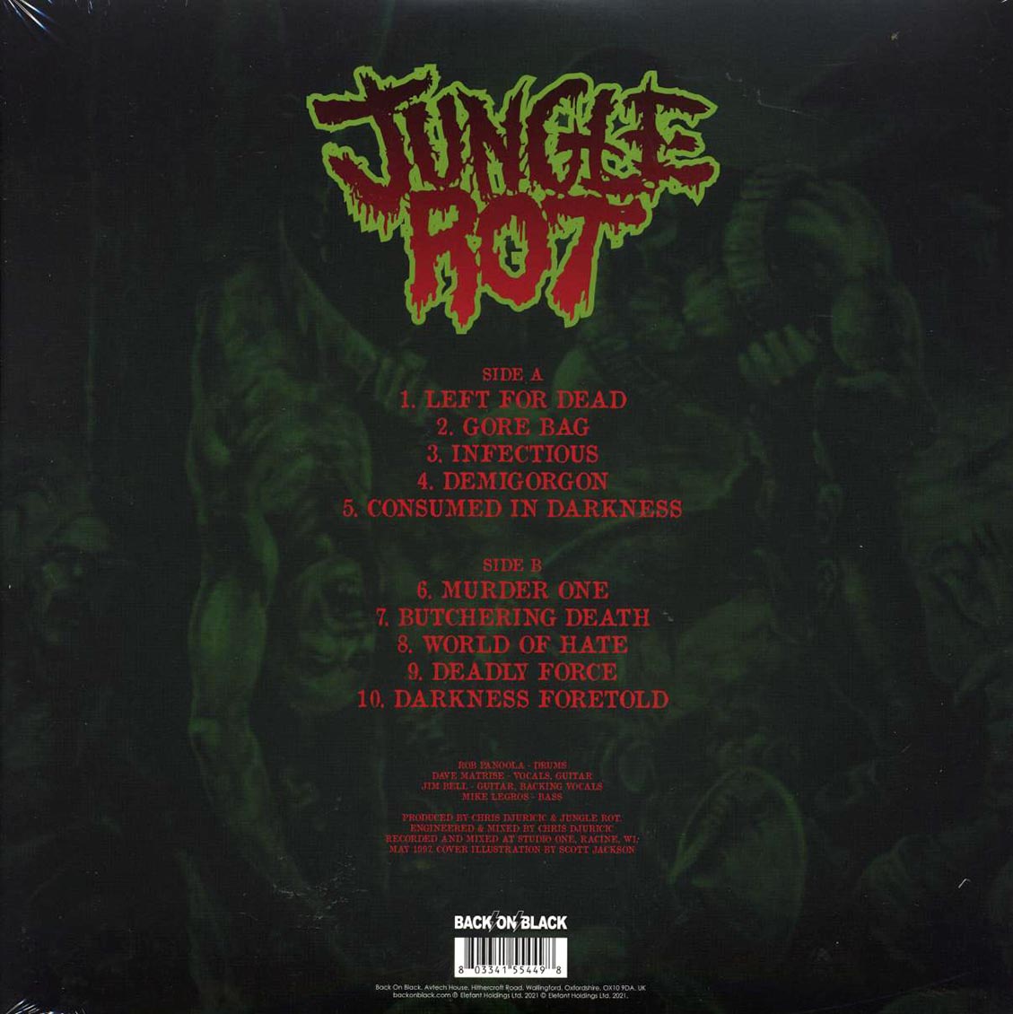 Jungle Rot - Slaughter Of The Weak (ltd. ed.) (clear vinyl) - Vinyl LP, LP