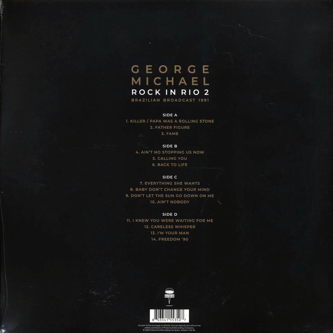 George Michael - Rock In Rio 2: Brazilian Broadcast 1991 (ltd. ed.) (2xLP) (clear vinyl) - Vinyl LP, LP