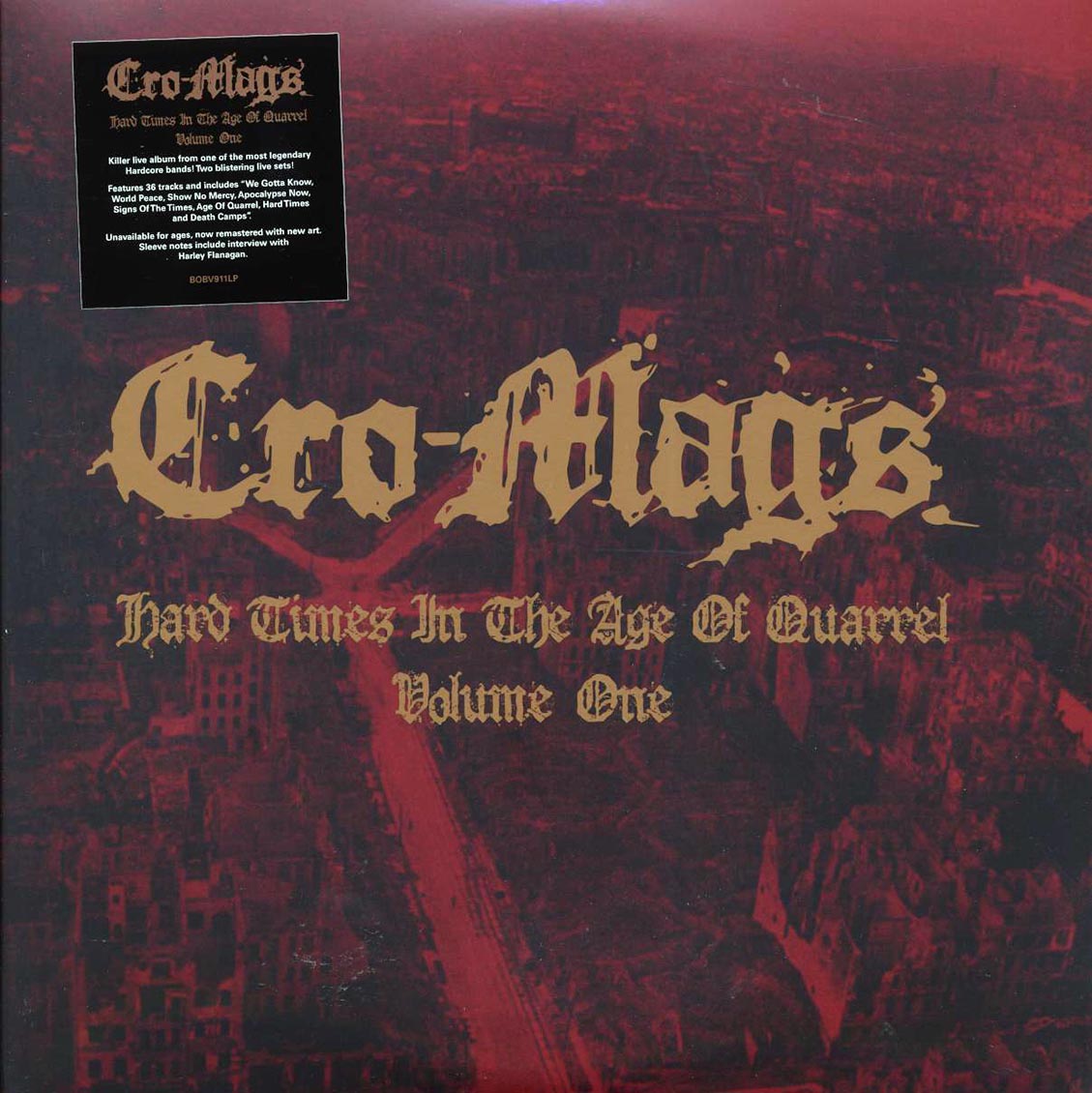 Cro-Mags - Hard Times In The Age Of Quarrel Volume 1 (2xLP) - Vinyl LP