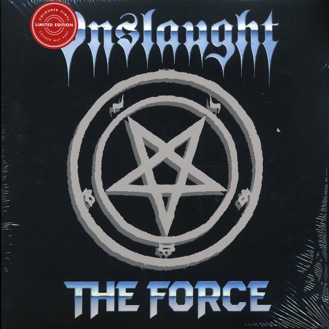 Onslaught - The Force (ltd. ed.) (2xLP) (white/blue splatter vinyl) - Vinyl LP