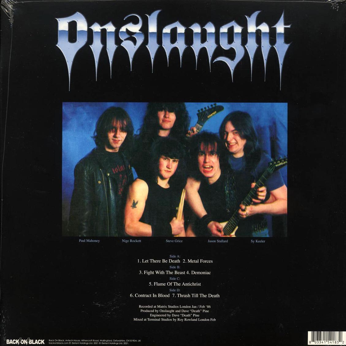 Onslaught - The Force (ltd. ed.) (2xLP) (white/blue splatter vinyl) - Vinyl LP, LP