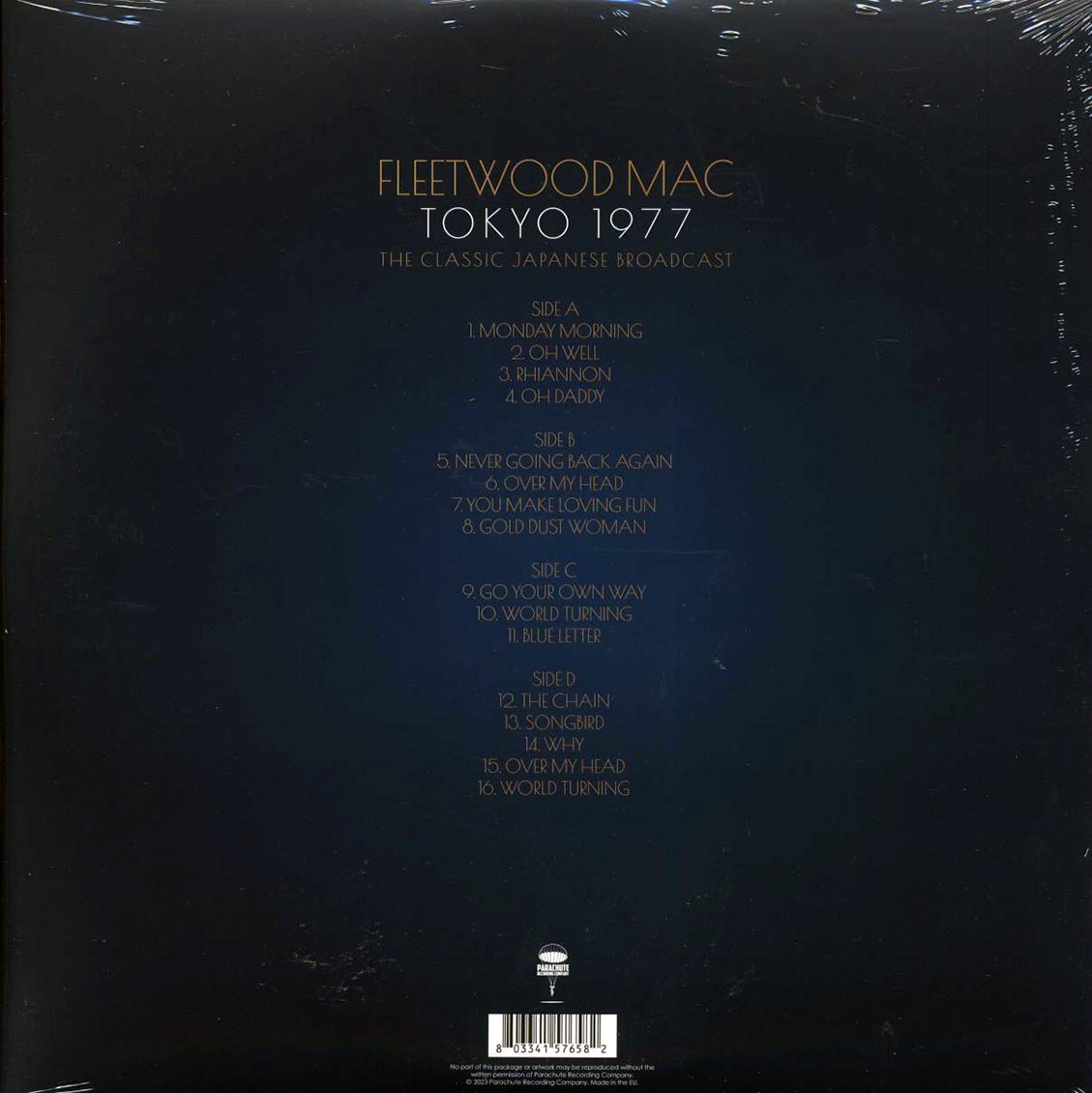Fleetwood Mac - Tokyo 1977: The Classic Japanese Broadcast (2xLP) - Vinyl LP, LP