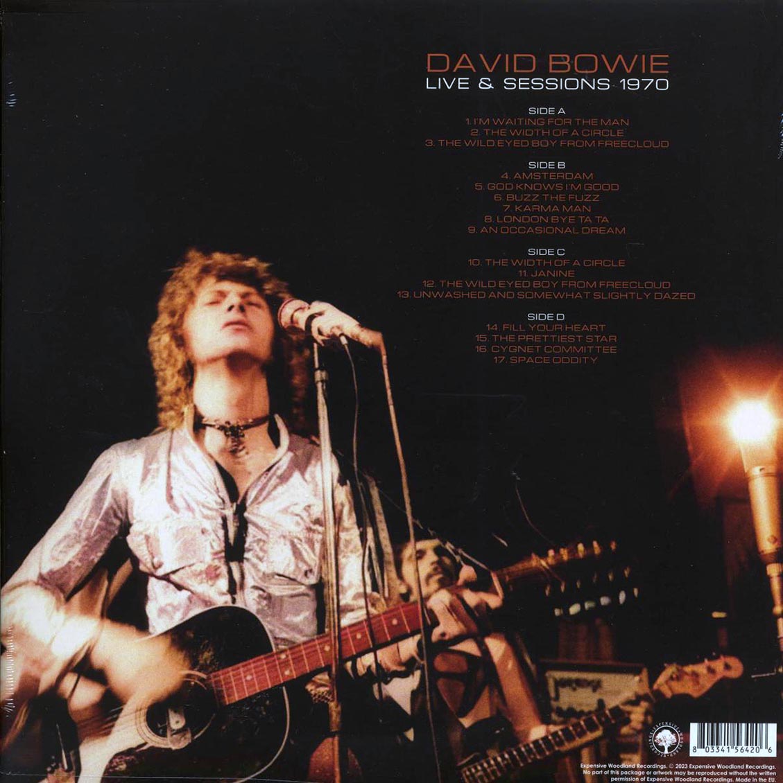 David Bowie - Live & Sessions 1970 (ltd. ed.) (2xLP) (clear vinyl) - Vinyl LP, LP
