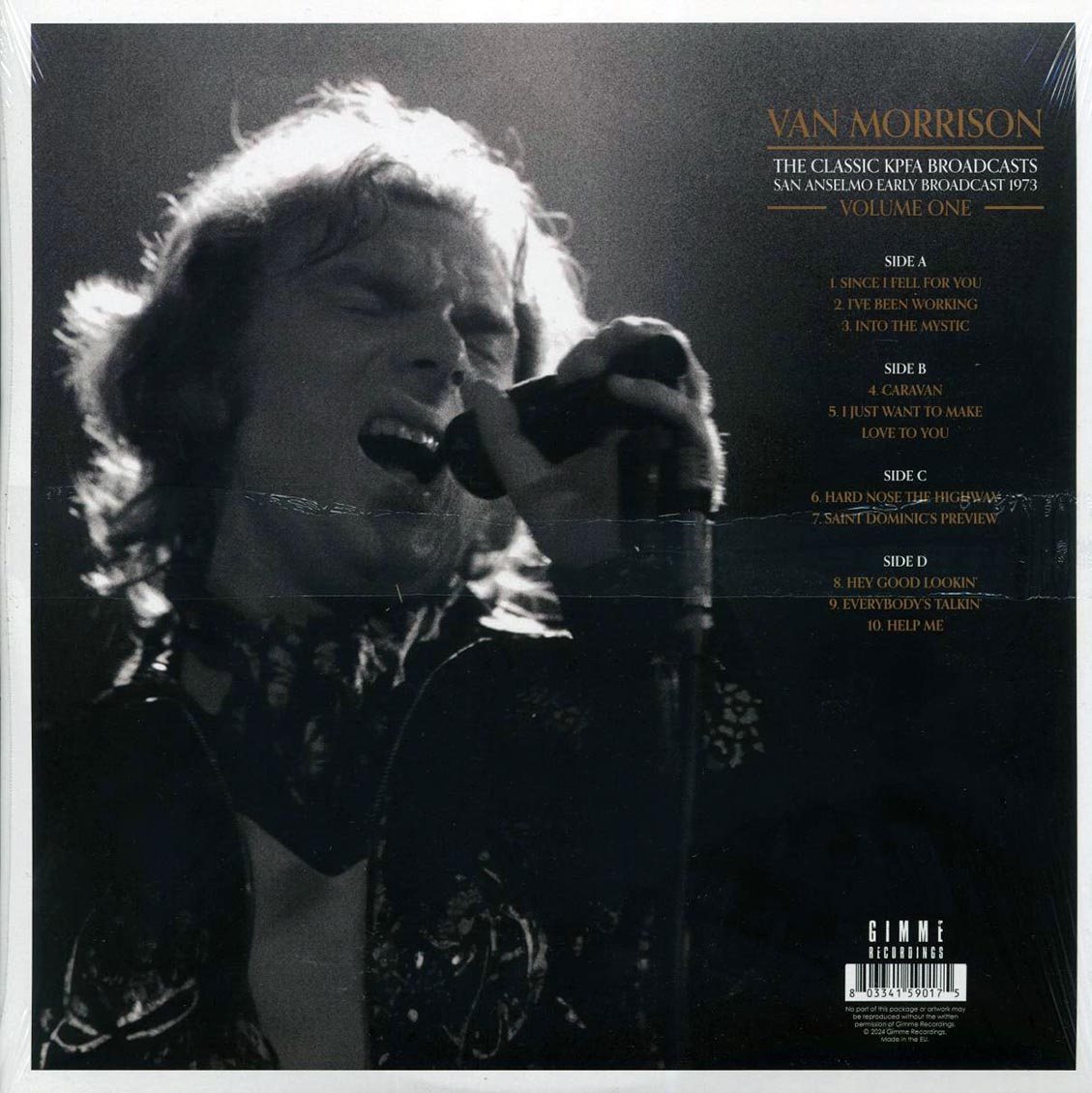 Van Morrison - The Classic KPFA Broadcasts Volume 1: San Anselmo Early Broadcast 1973 (2xLP) - Vinyl LP, LP