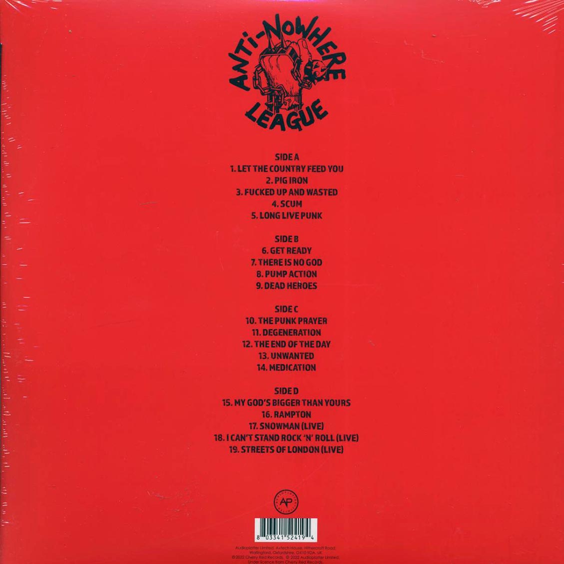 Anti-Nowhere League - The Best Of Anti-Nowhere League (ltd. ed.) (2xLP) (red vinyl) - Vinyl LP, LP