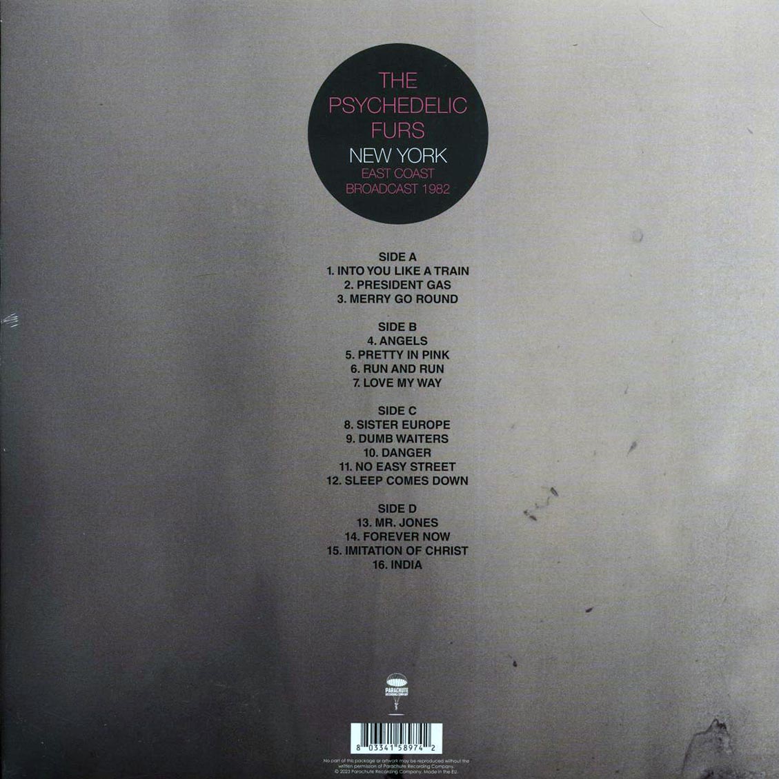 The Psychedelic Furs - New York East Coast Broadcast 1982 (2xLP) - Vinyl LP, LP