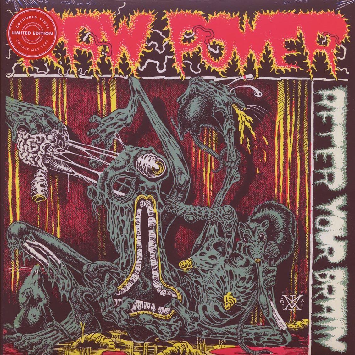 Raw Power - After Your Brain (ltd. ed.) (white/red splatter vinyl) - Vinyl LP