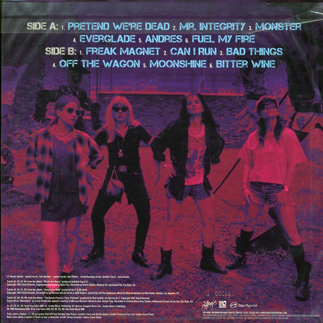 L7 - Best Of The Slash Years (numbered ltd.ed.) (ltd. ed.) (180g) (green vinyl) - Vinyl LP, LP