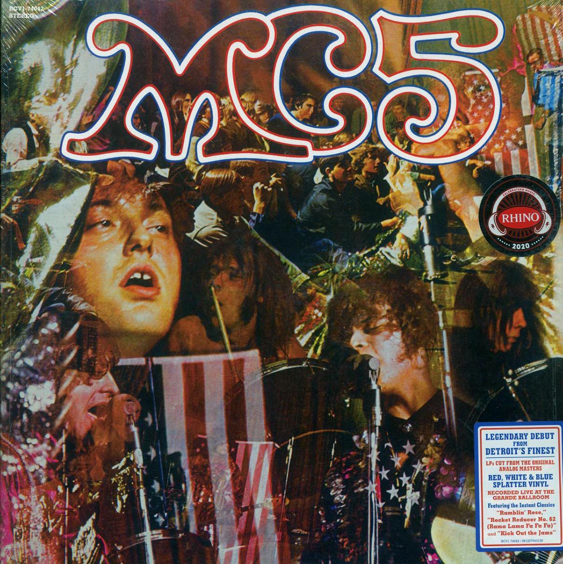 MC5 - Kick Out The Jams (ltd. ed.) (red/white/blue splatter vinyl) - Vinyl LP