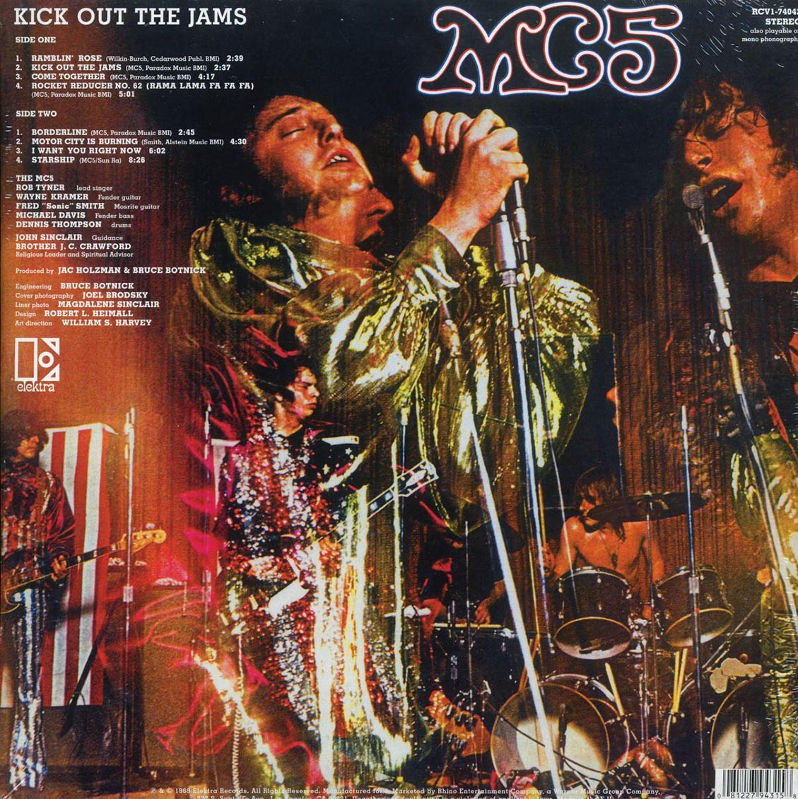 MC5 - Kick Out The Jams (ltd. ed.) (red/white/blue splatter vinyl) - Vinyl LP, LP