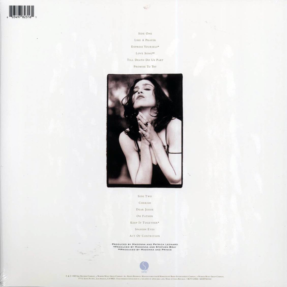 Madonna - Like A Prayer (ltd. ed.) (silver vinyl) - Vinyl LP, LP