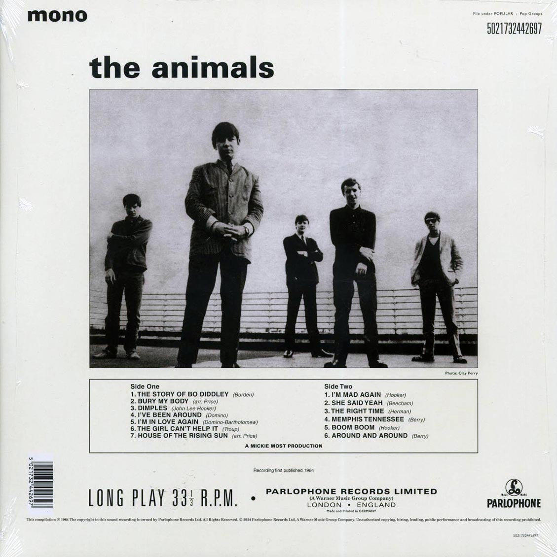 The Animals - The Animals (60th Anniv. Ed.) (mono) (ltd. ed.) (yellow vinyl) - Vinyl LP, LP