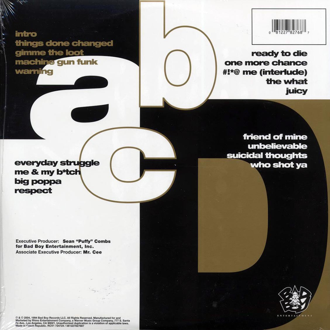 The Notorious BIG - Ready To Die (ltd. ed.) (2xLP) (gold vinyl) - Vinyl LP, LP