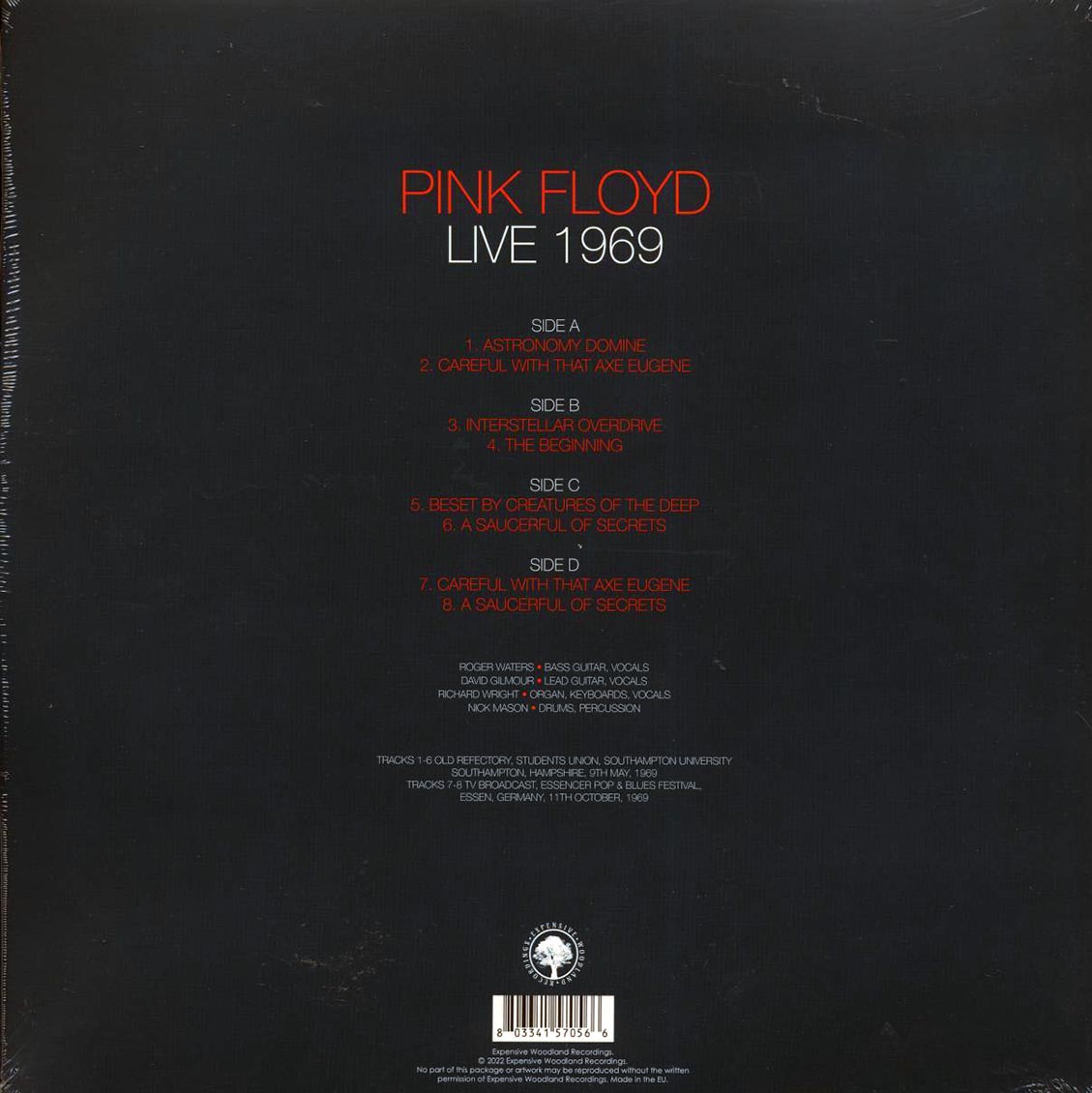 Pink Floyd - Live 1969 (ltd. ed.) (2xLP) (red vinyl) - Vinyl LP, LP