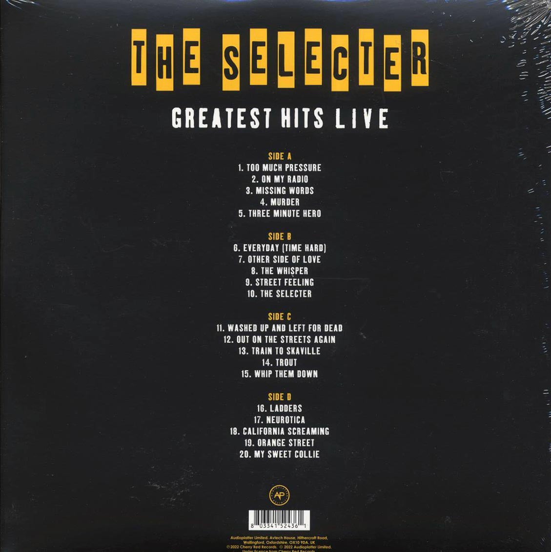The Selecter - Greatest Hits Live: Minneapolis, 1991 (ltd. ed.) (2xLP) (clear vinyl) - Vinyl LP, LP