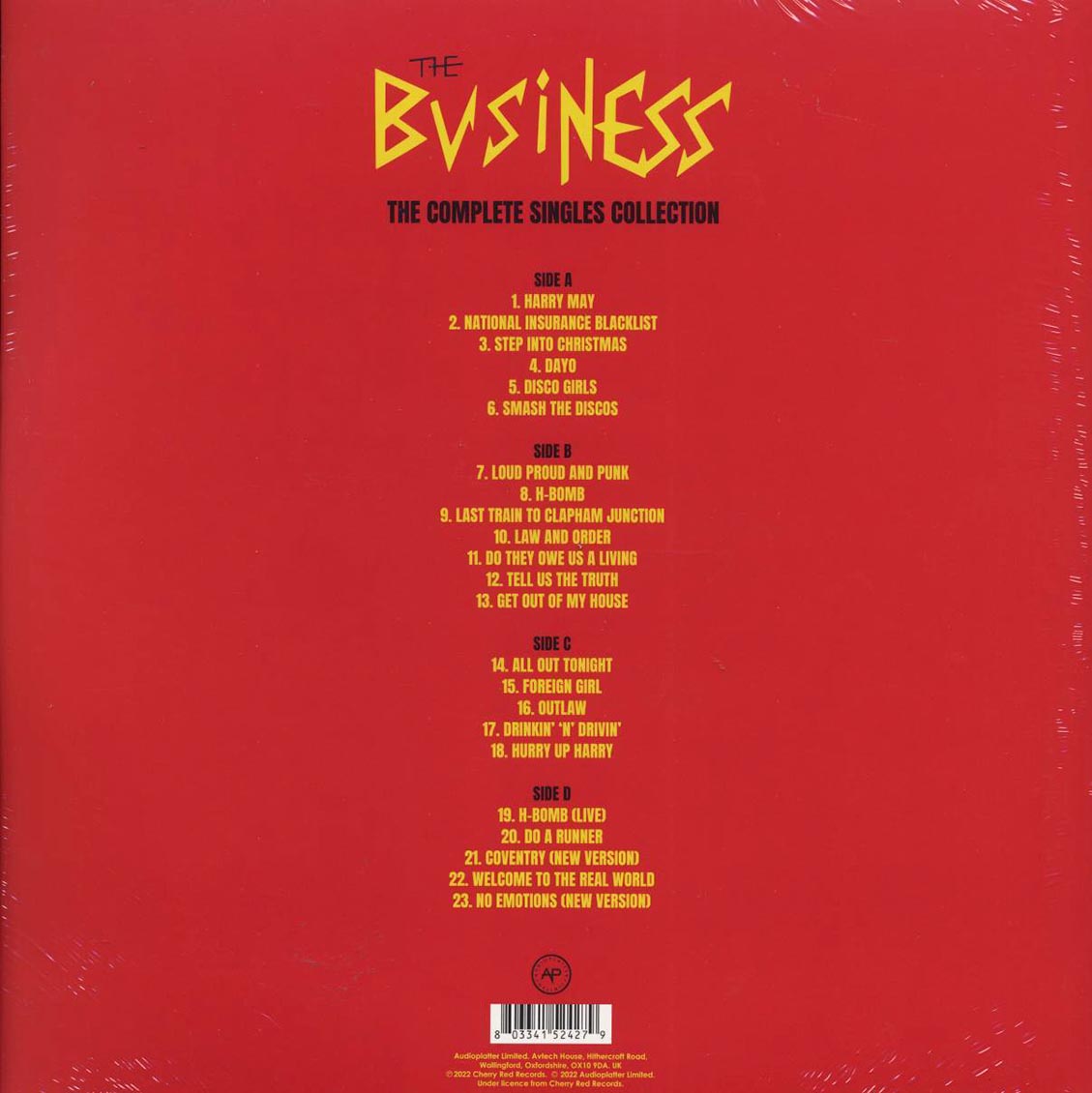 The Business - The Complete Singles Collection (ltd. ed.) (2xLP) (red vinyl) - Vinyl LP, LP