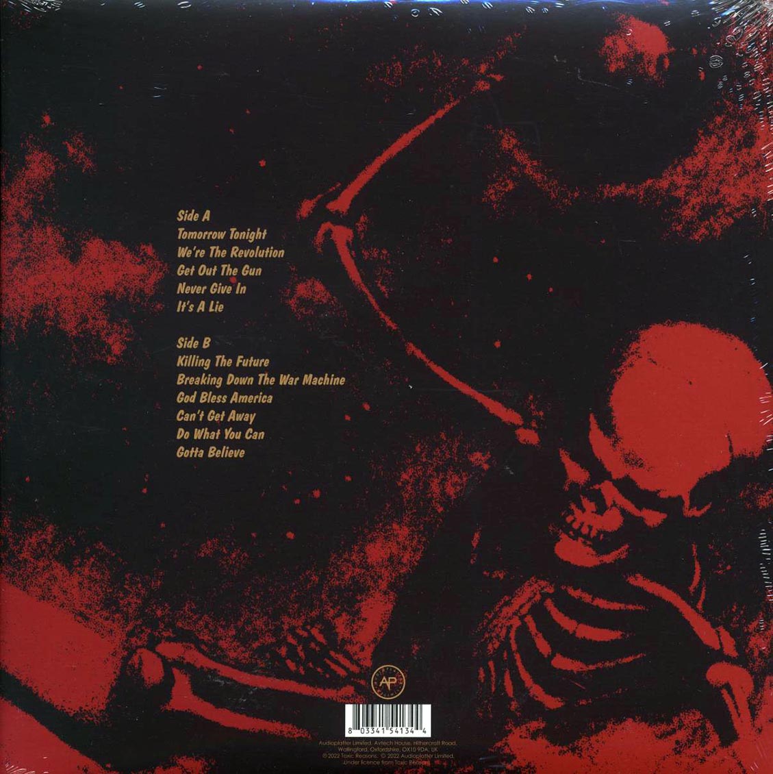 Toxic Reasons - Bullets For You (ltd. ed.) (red vinyl) - Vinyl LP, LP