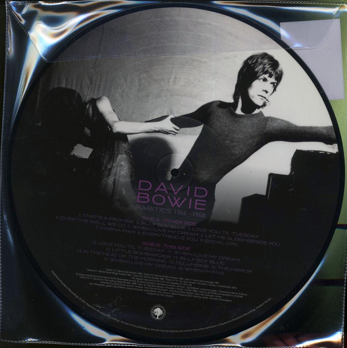 David Bowie - Rarities 1966-1968: Demos And Top Gear Sessions (picture disc) - Vinyl LP, LP
