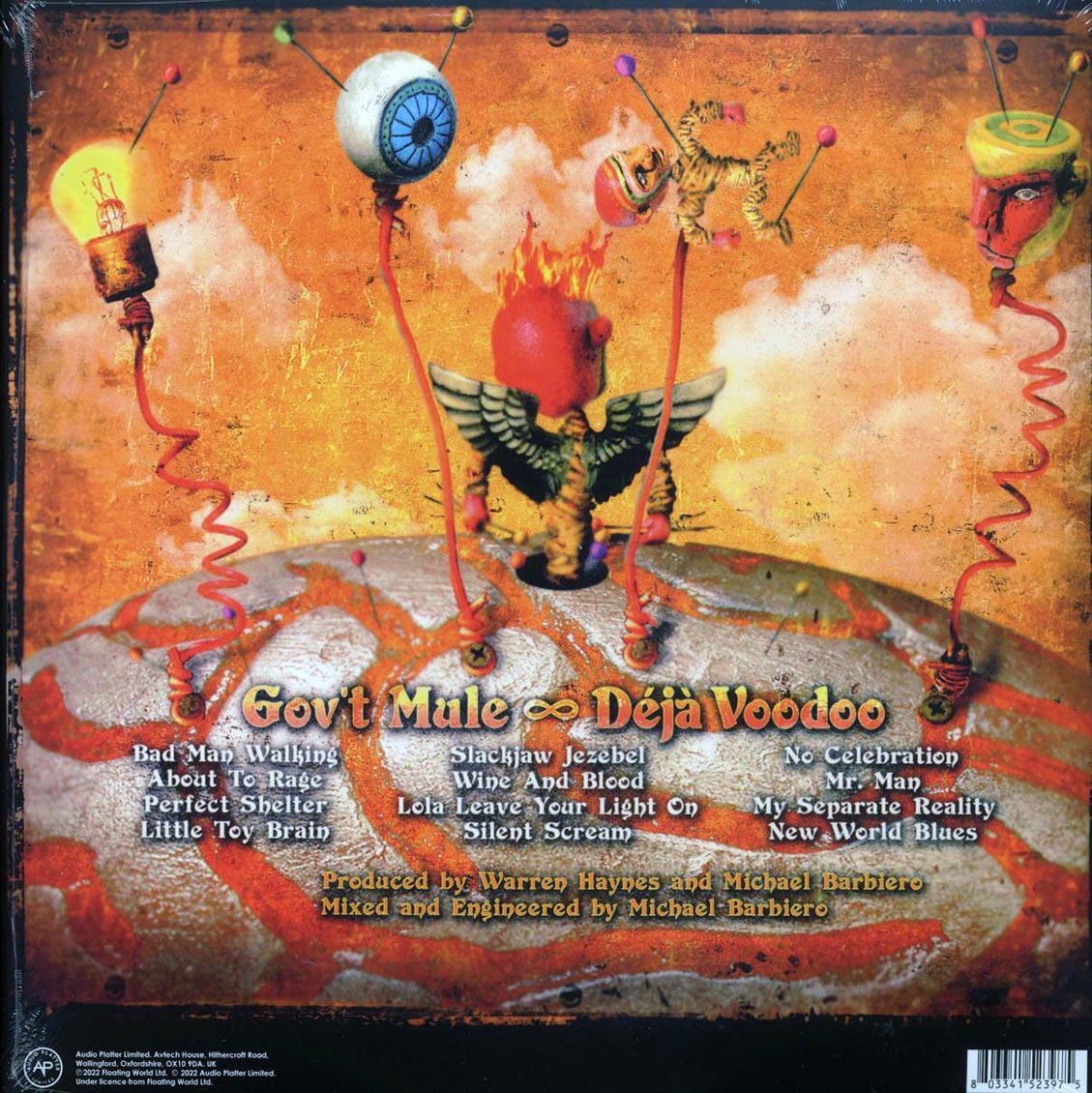 Gov't Mule - Deja Voodoo (ltd. ed.) (2xLP) (clear vinyl) - Vinyl LP, LP