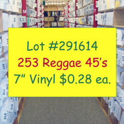 I Wayne, Lady G, Norris Man, Kymani Marley, Jahmali, Etc. - Lot #291614: Collection Of 253 7 Inch 45's (NEW) - 7"